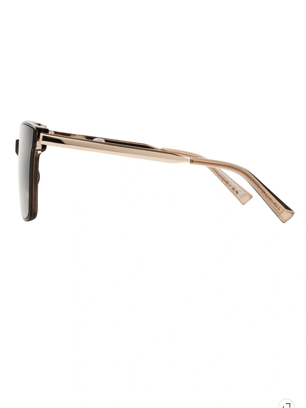 Foster Grant Women’s Rectangle Smoke Grey Fashion Sunglasses NWOT